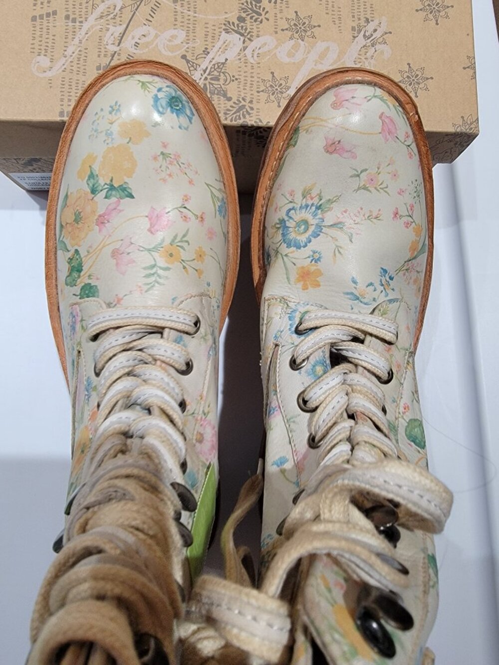 Free People Santa Fe Leather Bootie, FLORAL, Size 9US/39EU, NWT - Picture 8 of 16